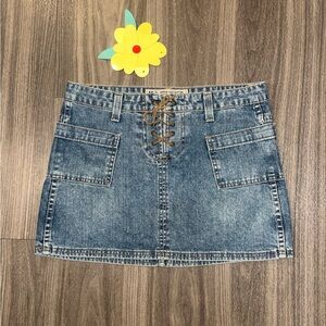American Eagle Denim Mini Skirt-Y2K